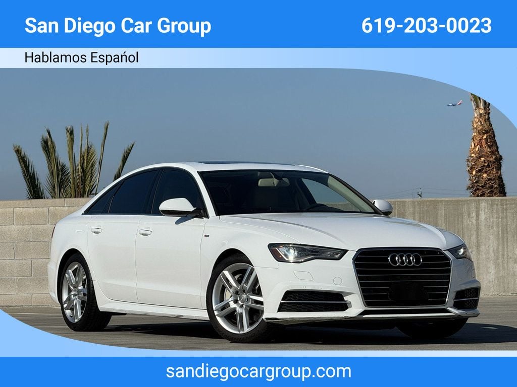 2016 Audi A6 4dr Sedan FrontTrak 2.0T Premium Plus - 22751342 - 0