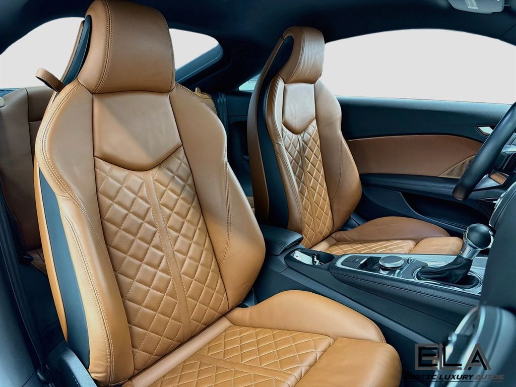 2016 Audi TT BROWN GUTS! DIAMOND CUT INTERIOR! TECH PACKAGE! SPORT SEATS PAK! - 23066305 - 33