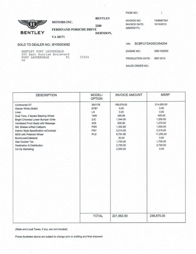 2016 Bentley Continental GT 2016 BENTLEY CONTINENTAL GT W12 LIKE NEW, EXQUISITE INSIDE & OUT - 21665729 - 52