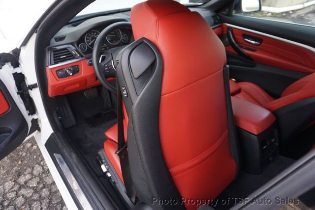 2016 BMW 4 Series 428i xDrive RED LEATHER SPORT PKG NAVIGATION REAR CAM HOT SEATS  - 22962481 - 18
