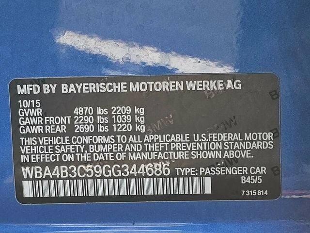 2016 BMW 4 Series 435i xDrive Gran Coupe - 22956160 - 43