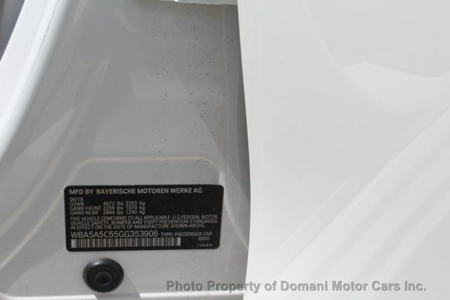 2016 BMW 5 Series 2 OWNER DEALER SERVICED SINCE NEW, NEW $ 56,495 - 21615075 - 43