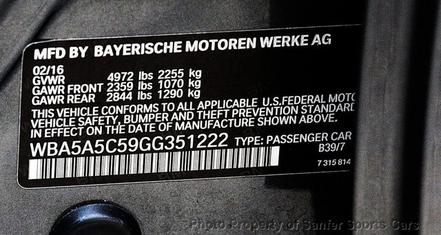 2016 BMW 5 Series 528i - 23043695 - 43
