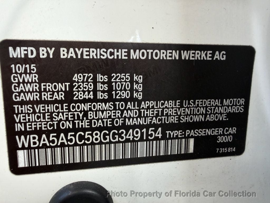 2016 BMW 5 Series 528i Premium Sedan - 22986402 - 95