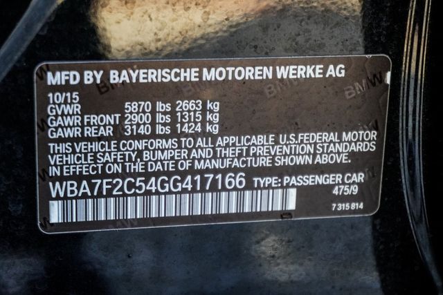 2016 BMW 7 Series 750i xDrive - 22953136 - 49