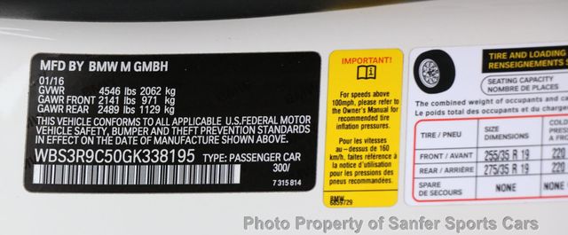 2016 BMW M4  - 22952674 - 47