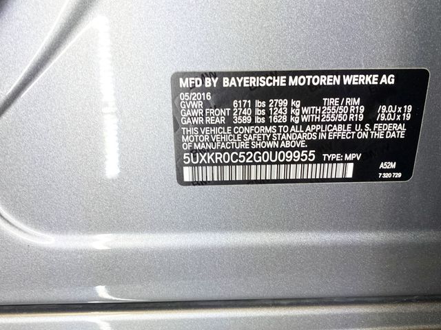 2016 BMW X5 M SPORT / PREMIUM / LOW MILES  - 22952814 - 58