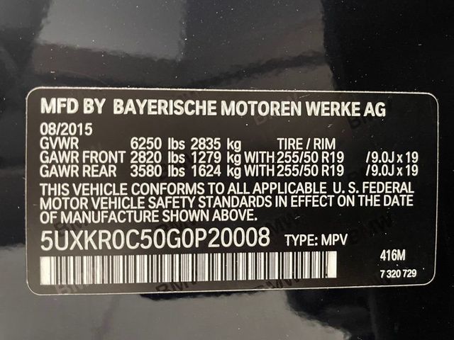 2016 BMW X5 xDrive35i - 22996393 - 50