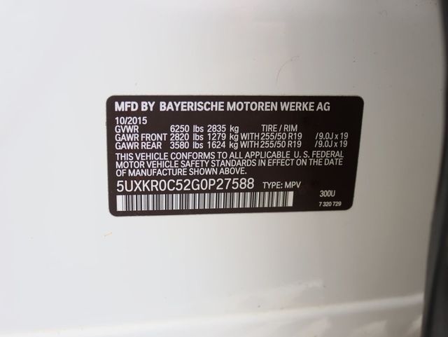 2016 BMW X5 XDRIVE35i PREMIUM & DRIVER ASSISTANCE PACKAGE - 23066440 - 35