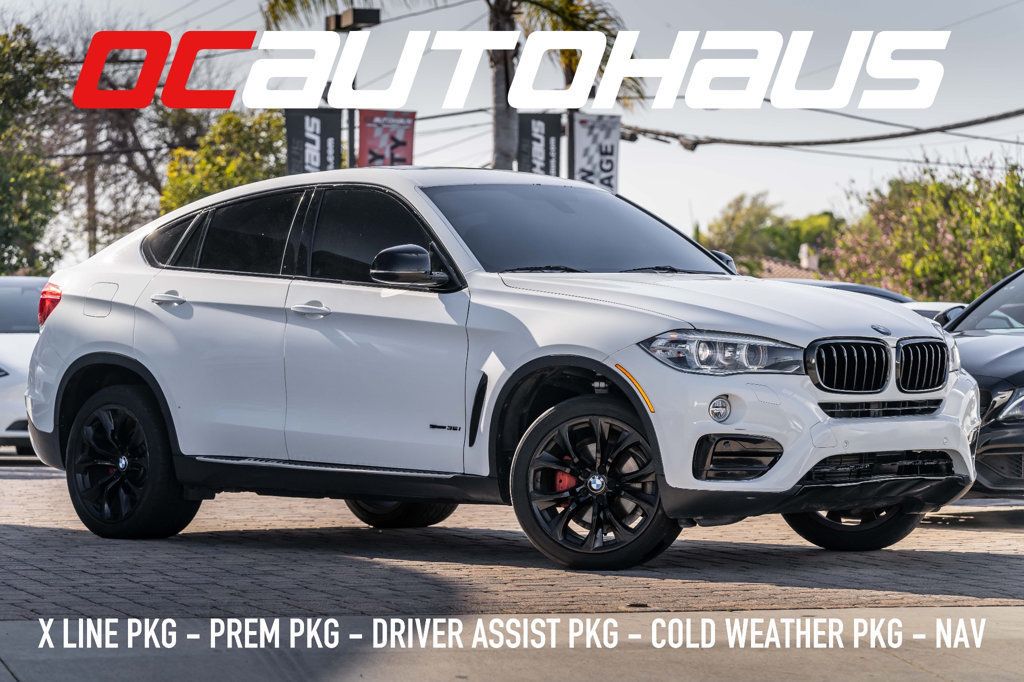 2016 BMW X6 DRIVER'S ASSISTANCE PKG, LUXURY SEATS, X LINE - 22350893 - 0