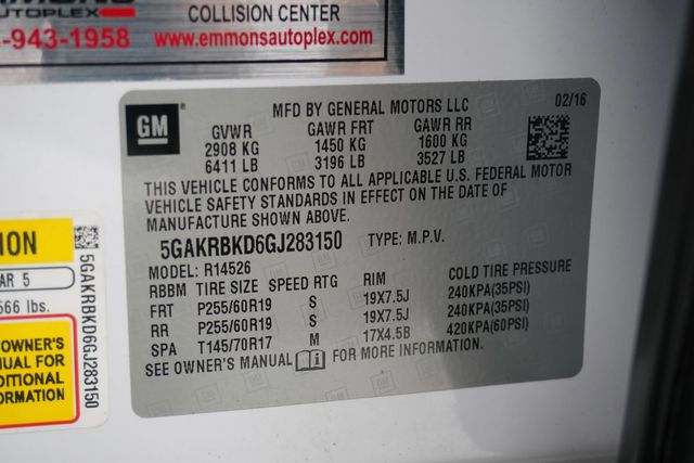 2016 Buick Enclave FWD 4dr Leather - 22990543 - 32