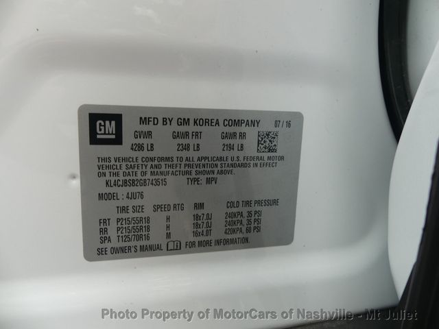 2016 Buick Encore FWD 4dr Convenience - 23084541 - 46