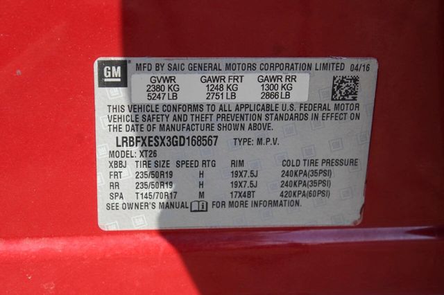 2016 Buick Envision AWD 4dr Premium I - 22923708 - 27