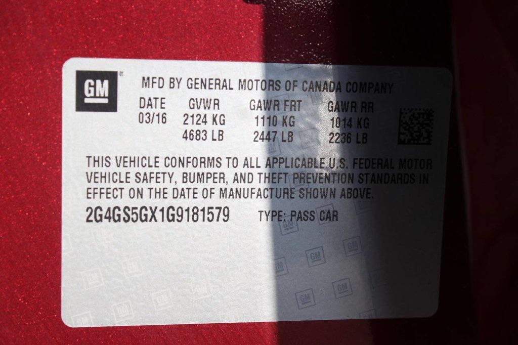 2016 Buick Regal 4dr Sedan Premium II FWD - 22887711 - 24