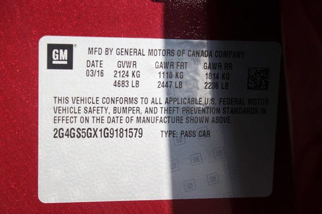 2016 Buick Regal 4dr Sedan Premium II FWD - 22887711 - 24