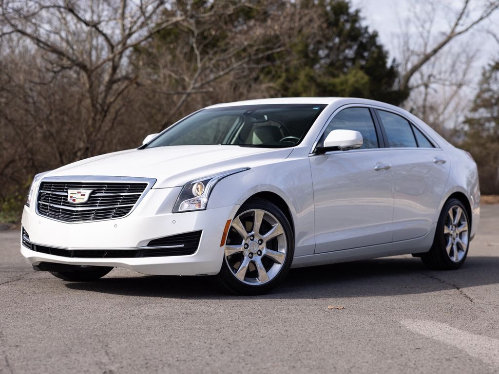 2016 Cadillac ATS Sedan Sun and Sound Package, Crystal White Tricoat, Luxury Preferred - 22976167 - 0