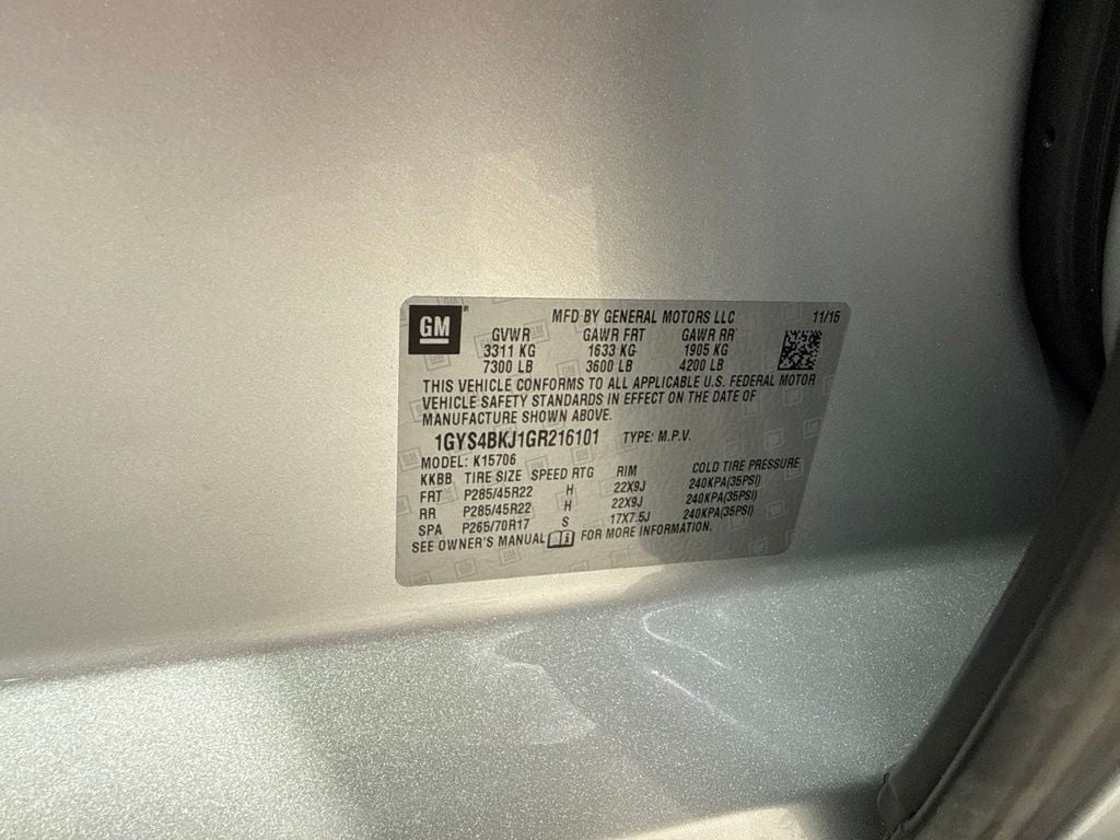 2016 Cadillac Escalade 4WD 4dr Luxury Collection - 23043415 - 33