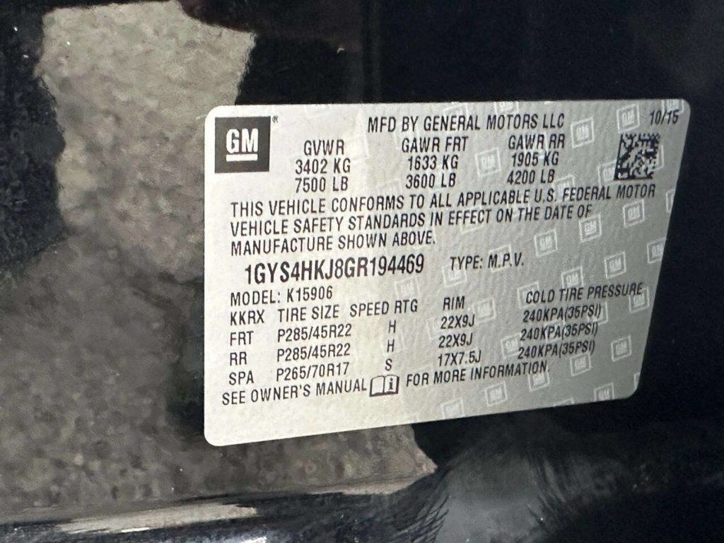 2016 Cadillac Escalade ESV 4WD 4dr Luxury Collection - 23004544 - 26