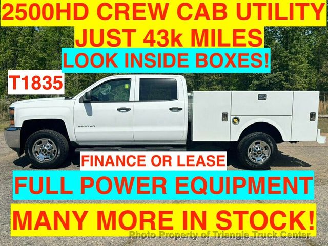 2016 Chevrolet 2500HD CREW CAB UTILITY JUST 43k MILES! +WOW LOOK INSIDE BOXES! FINANCE OR LEASE! - 22990695 - 0