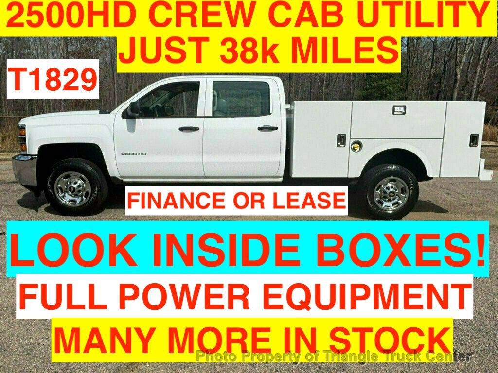 2016 Chevrolet 2500HD HEAVY SPEC CREW UTILITY JUST 38k MILES! +SUPER CLEAN UNIT! WOW LOOK INSIDE BOXES! - 22989176 | Video 1