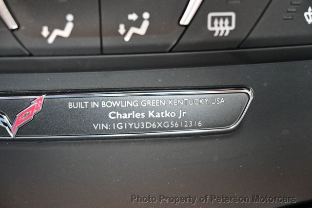 2016 Chevrolet Corvette 2016 Chevrolet Corvette Z06 3LZ Convertible Documented Katech  - 23048215 - 59