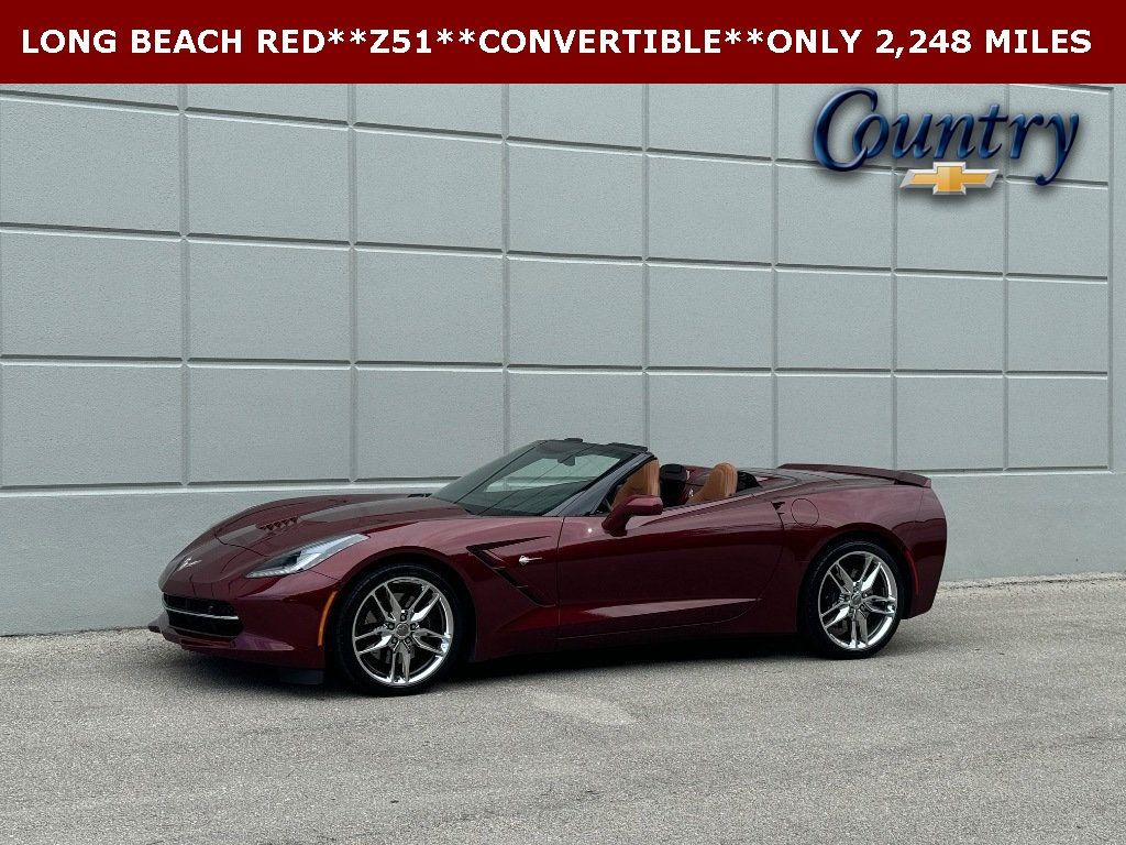 2016 Chevrolet Corvette 2dr Stingray Z51 Convertible w/2LT - 22641740 - 0