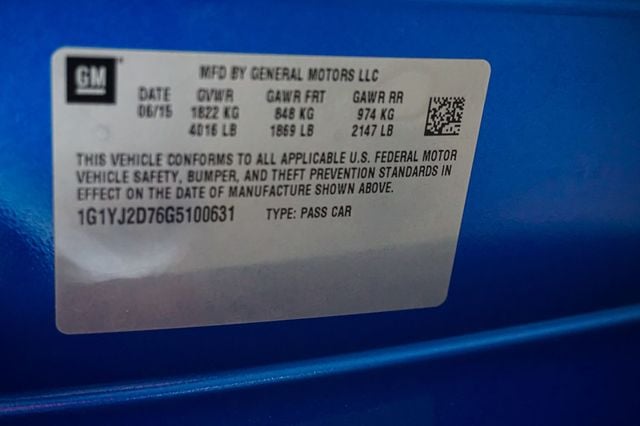 2016 Chevrolet Corvette *Stingray Z51 2LT* *7-Speed Manual* *Laguna Blue* *Mag-Ride* - 23083569 - 18