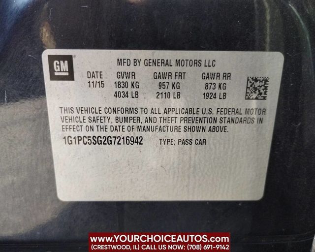 2016 Chevrolet Cruze Limited 4dr Sedan Automatic LS - 22924338 - 30