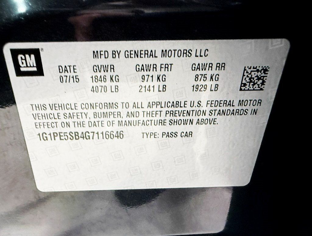 2016 Chevrolet Cruze Limited 4dr Sedan Automatic LT w/1LT - 22928486 - 31