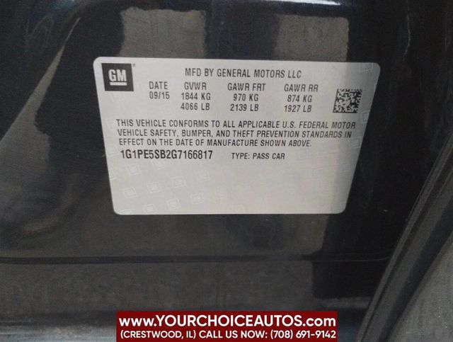 2016 Chevrolet Cruze Limited 4dr Sedan Automatic LT w/1LT - 22898484 - 31