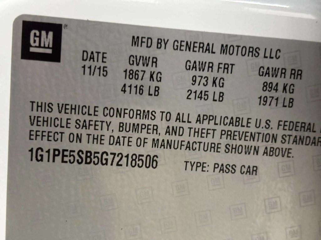 2016 Chevrolet Cruze Limited 4dr Sedan Automatic LT w/1LT - 23047319 - 32