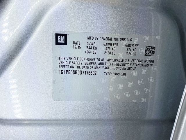 2016 Chevrolet Cruze Limited 4dr Sedan Automatic LT w/1LT - 22984468 - 50