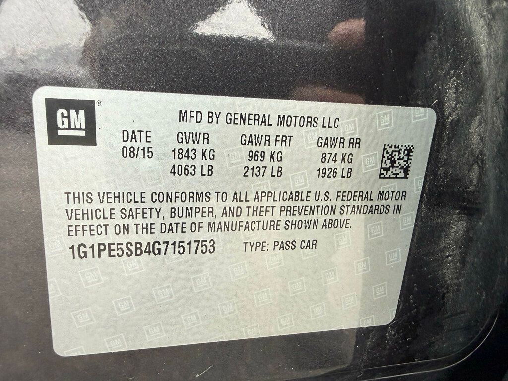 2016 Chevrolet Cruze Limited 4dr Sedan Automatic LT w/1LT - 22995295 - 25