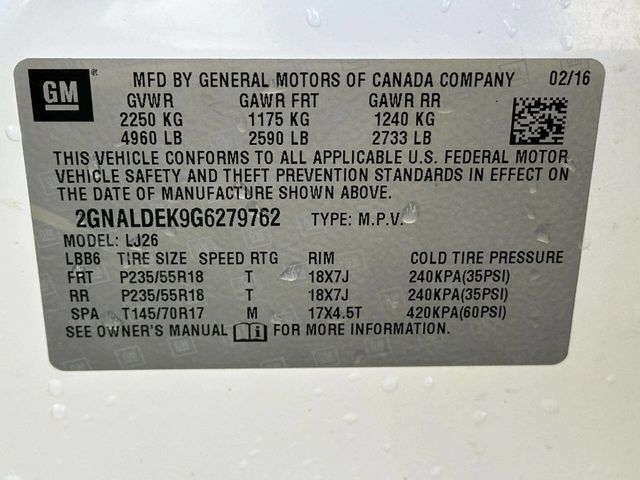 2016 Chevrolet Equinox FWD 4dr LTZ - 22947836 - 12