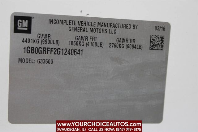 2016 Chevrolet Express Commercial Cutaway 3500 Van 139" - 22986763 - 36