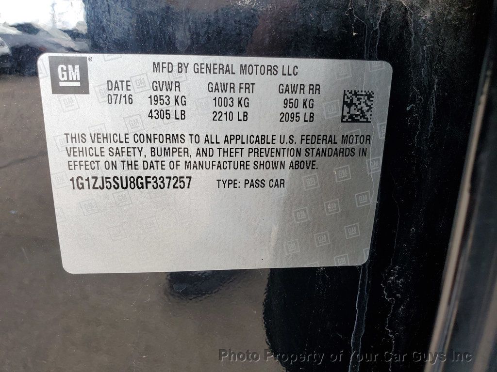 2016 Chevrolet Malibu 4dr Sedan Hybrid w/1HY - 23012626 - 23