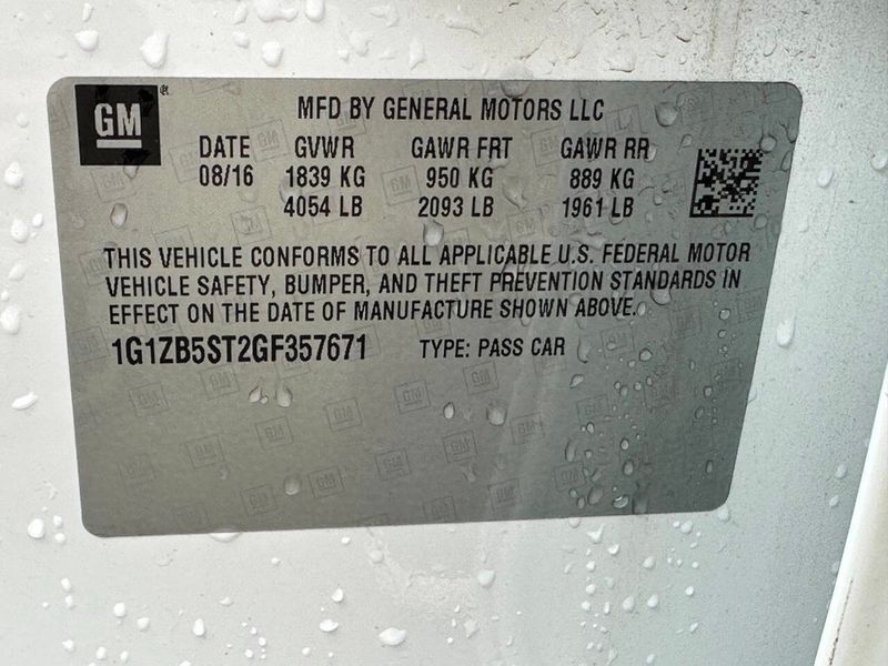 2016 Chevrolet Malibu 4dr Sedan LS w/1LS - 22869988 - 17