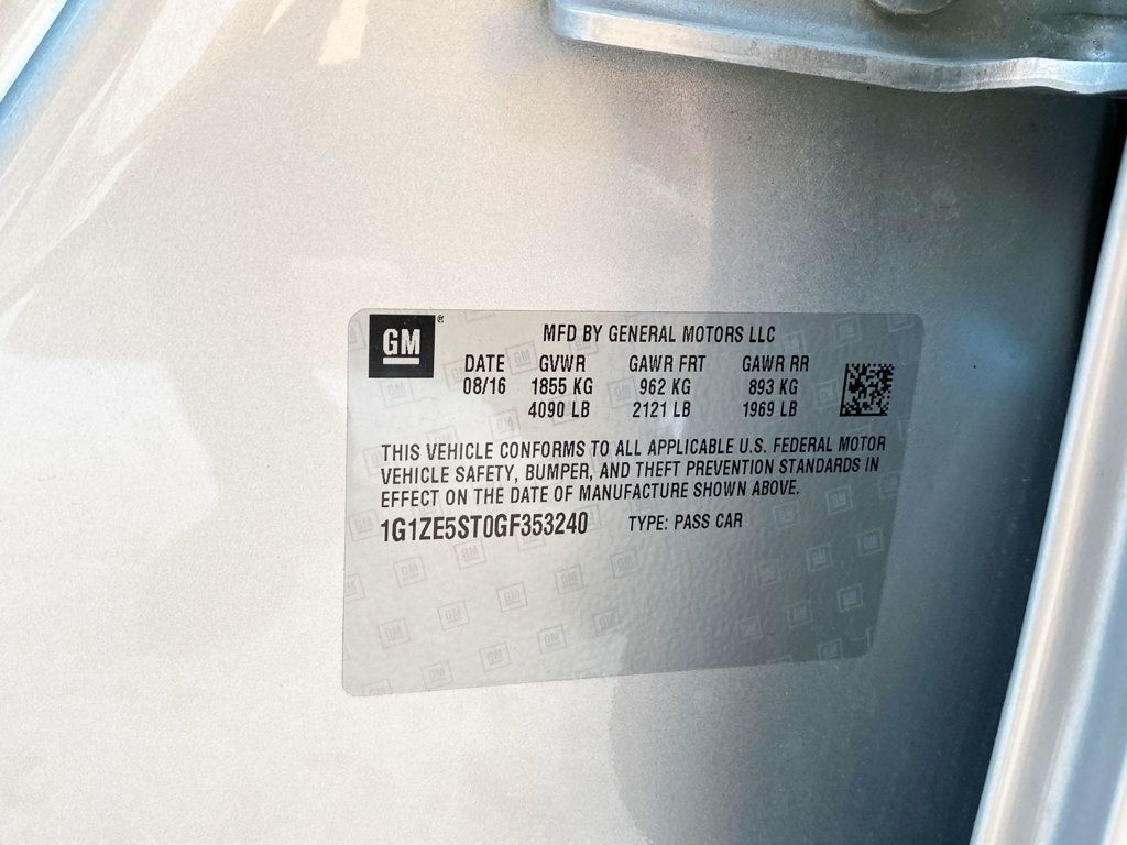 2016 Chevrolet Malibu 4dr Sedan LT w/1LT - 22966826 - 15