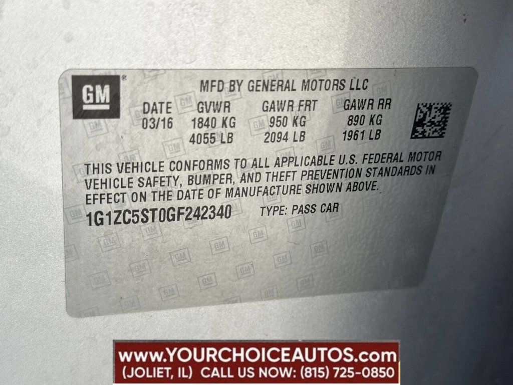 2016 Chevrolet Malibu LS Fleet 4dr Sedan - 22838830 - 15