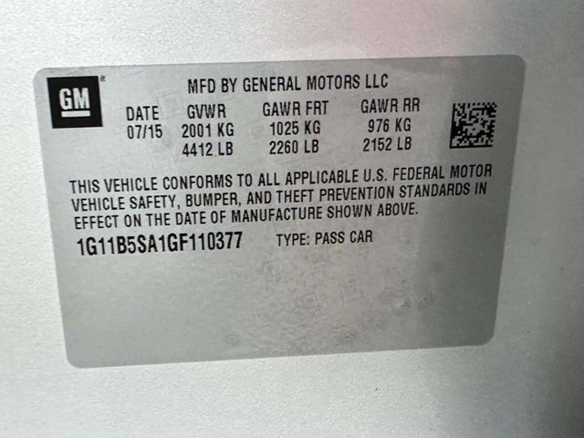 2016 Chevrolet Malibu Limited 4dr Sedan LS w/1LS - 23025283 - 20