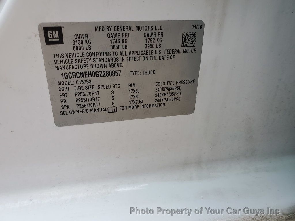 2016 Chevrolet Silverado 1500  - 22971215 - 40