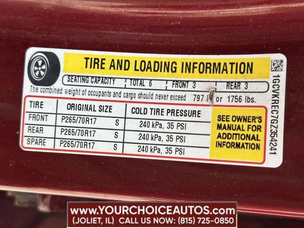 2016 Chevrolet Silverado 1500 4WD Double Cab 143.5" LT w/1LT - 23012137 - 17