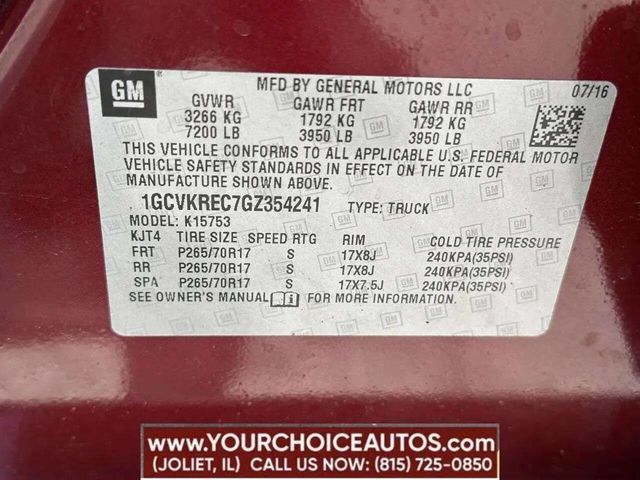 2016 Chevrolet Silverado 1500 4WD Double Cab 143.5" LT w/1LT - 23012137 - 40