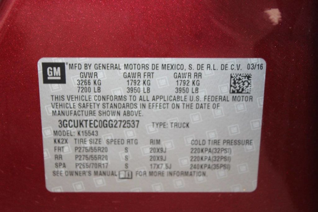 2016 Chevrolet Silverado 1500 High Country 4x4 4dr Crew Cab 5.8 ft. SB - 22925856 - 32