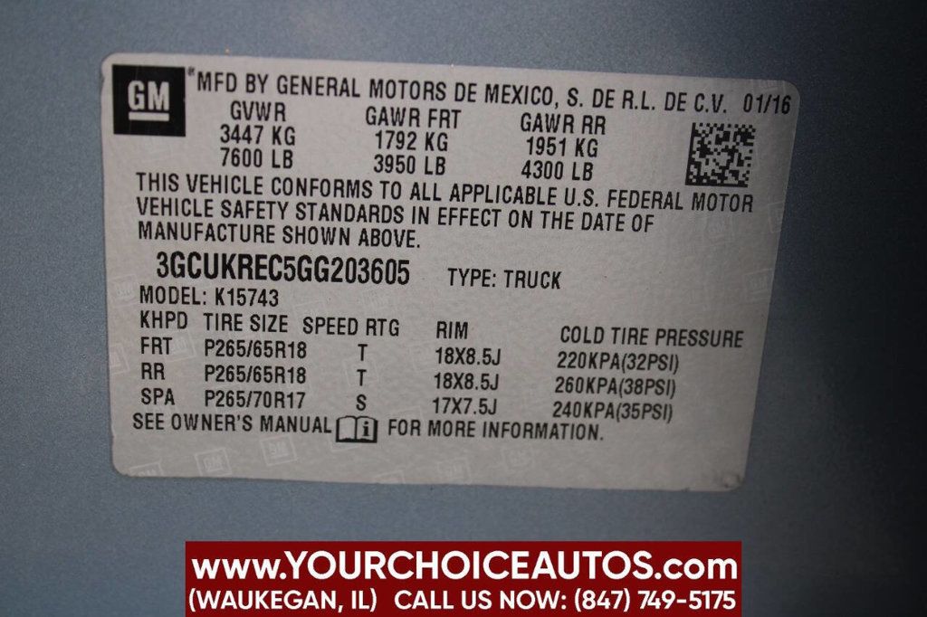 2016 Chevrolet Silverado 1500 LT 4x4 4dr Crew Cab 5.8 ft. SB - 22913935 - 32