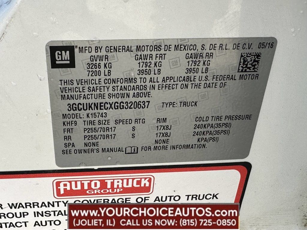 2016 Chevrolet Silverado 1500 Work Truck 4x4 4dr Crew Cab 5.8 ft. SB - 22817561 - 12