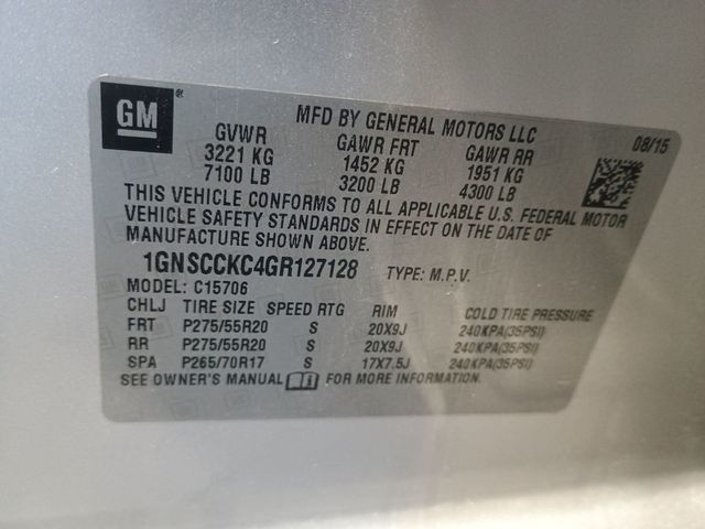 2016 Chevrolet Tahoe 2WD 4dr LTZ Clean Carfax Florida SUV - 22984350 - 57