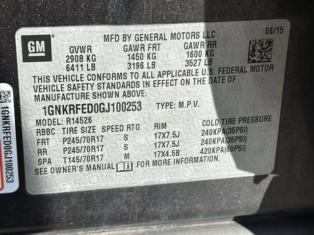 2016 Chevrolet Traverse FWD 4dr LS w/1LS - 22940837 - 17