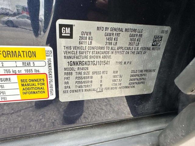 2016 Chevrolet Traverse FWD 4dr LT w/1LT - 22936462 - 31