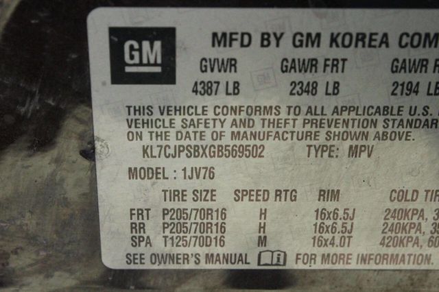 2016 Chevrolet Trax AWD 4dr LT - 23016163 - 9